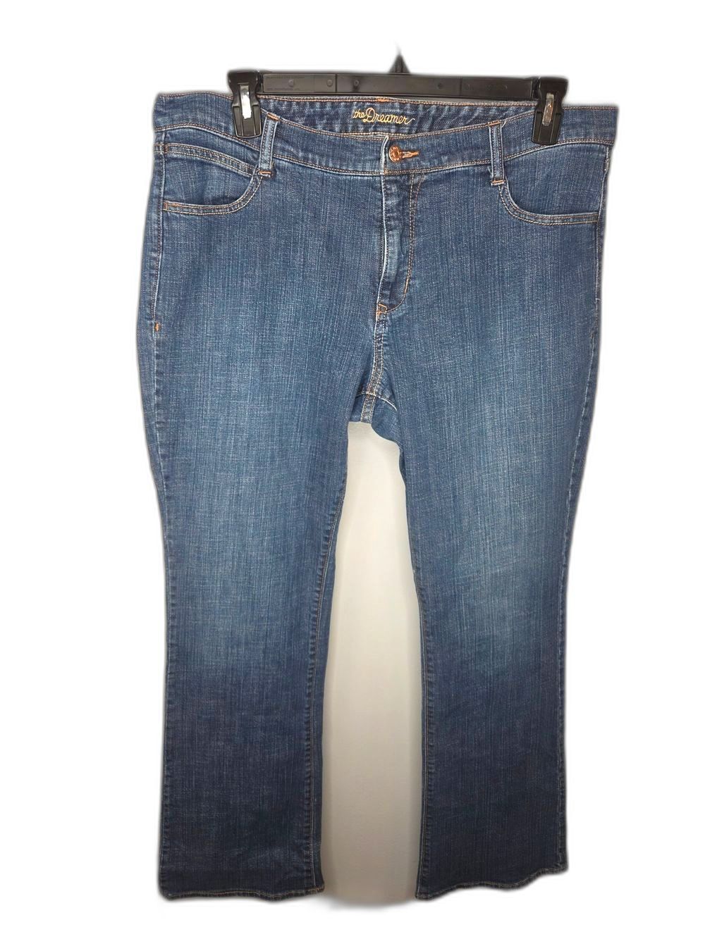 Old Navy Women’s Blue Bootcut Jeans with Subtle Fade